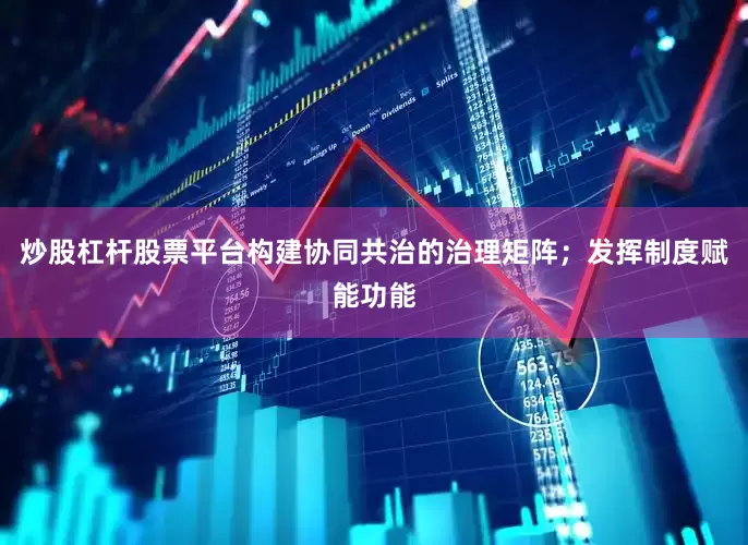 炒股杠杆股票平台构建协同共治的治理矩阵；发挥制度赋能功能